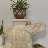 Vintage ceramic elephant plant pot