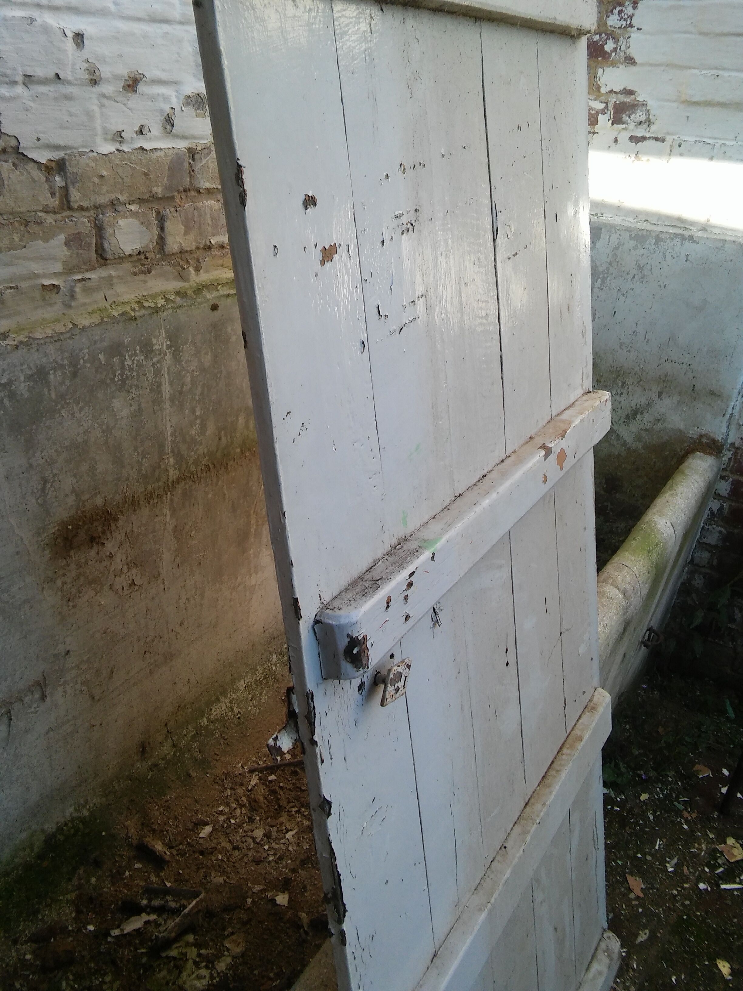 Door time white farm from the beginning of last century