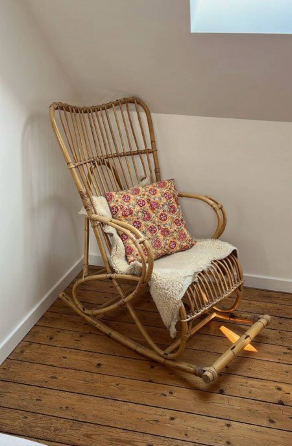 Rattan rocking chair