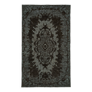 Tapis vintage en laine surteinte sculpté à la main 173 cm x 290 cm
