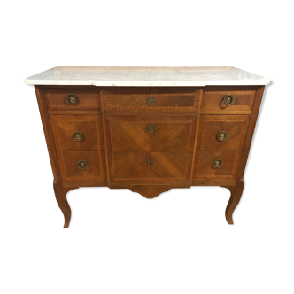 Transition dresser in marquetry