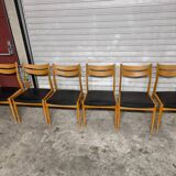 6 vintage Scandinavian chairs