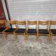 6 chaises scandinave vintage