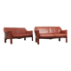 Set CAB 415 sofas by Mario Bellini, 1980s