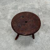Folk art tripod stool