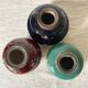 Antique ceramic vases x3