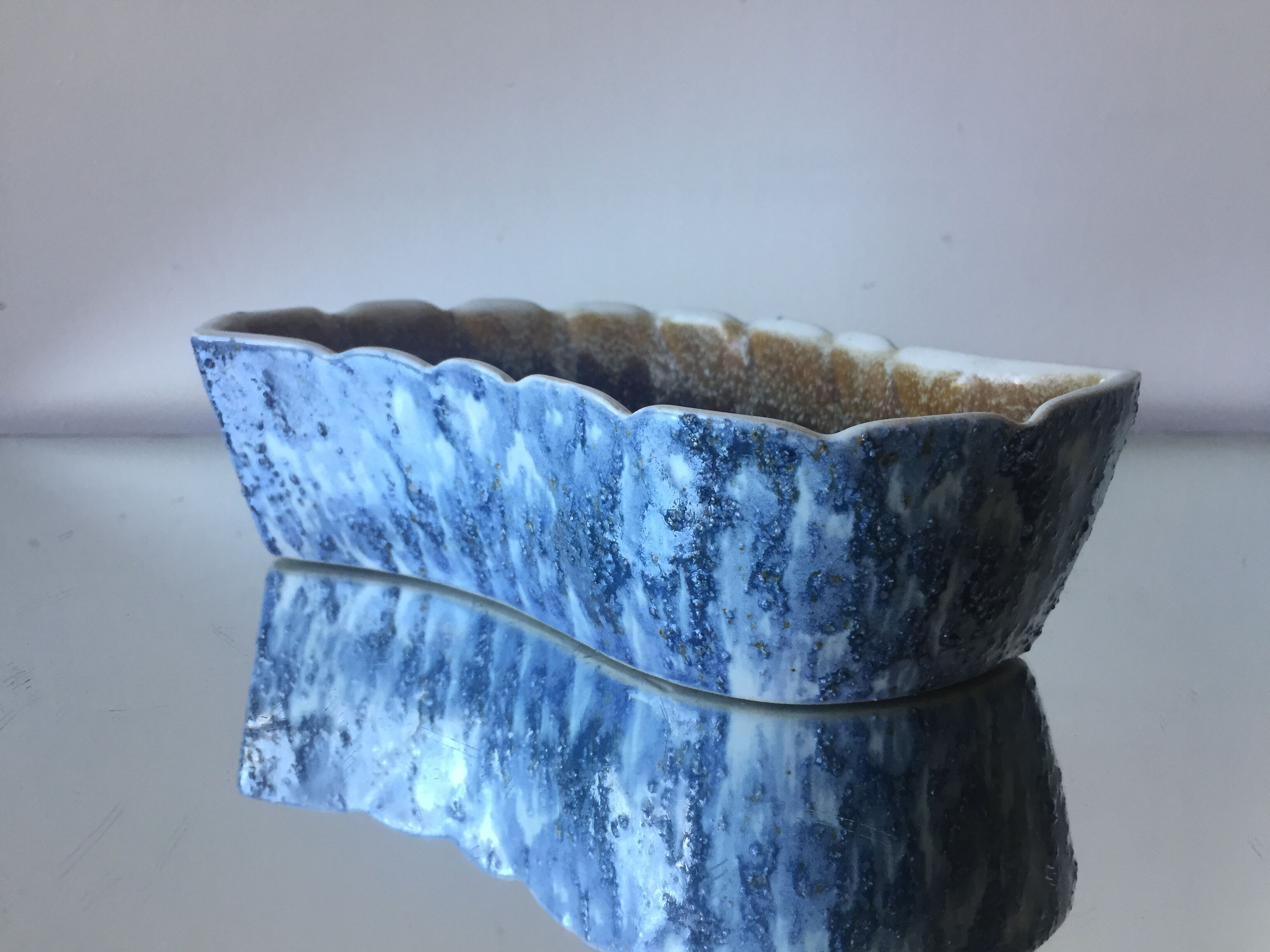 Stoneware trinket bowl 1950's