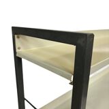Free stanting Tomado shelving unit in metal and gray - 1960s Dutch Design