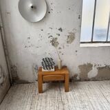 Solid elm bedside table Maison Regain
