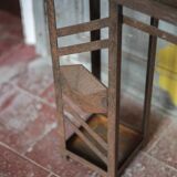 Art deco coat rack, wrought iron coat rack, cloakroom