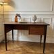 Bureau vintage style scandinave pieds fuselés