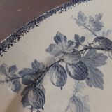 Oval dish U&Cie Sarreguemines model "currants"