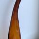 Amber bottle in blown glass 70s