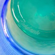 cobalt blue vide-poche Erik Höglund for Boda Glasbruk - art glass 196