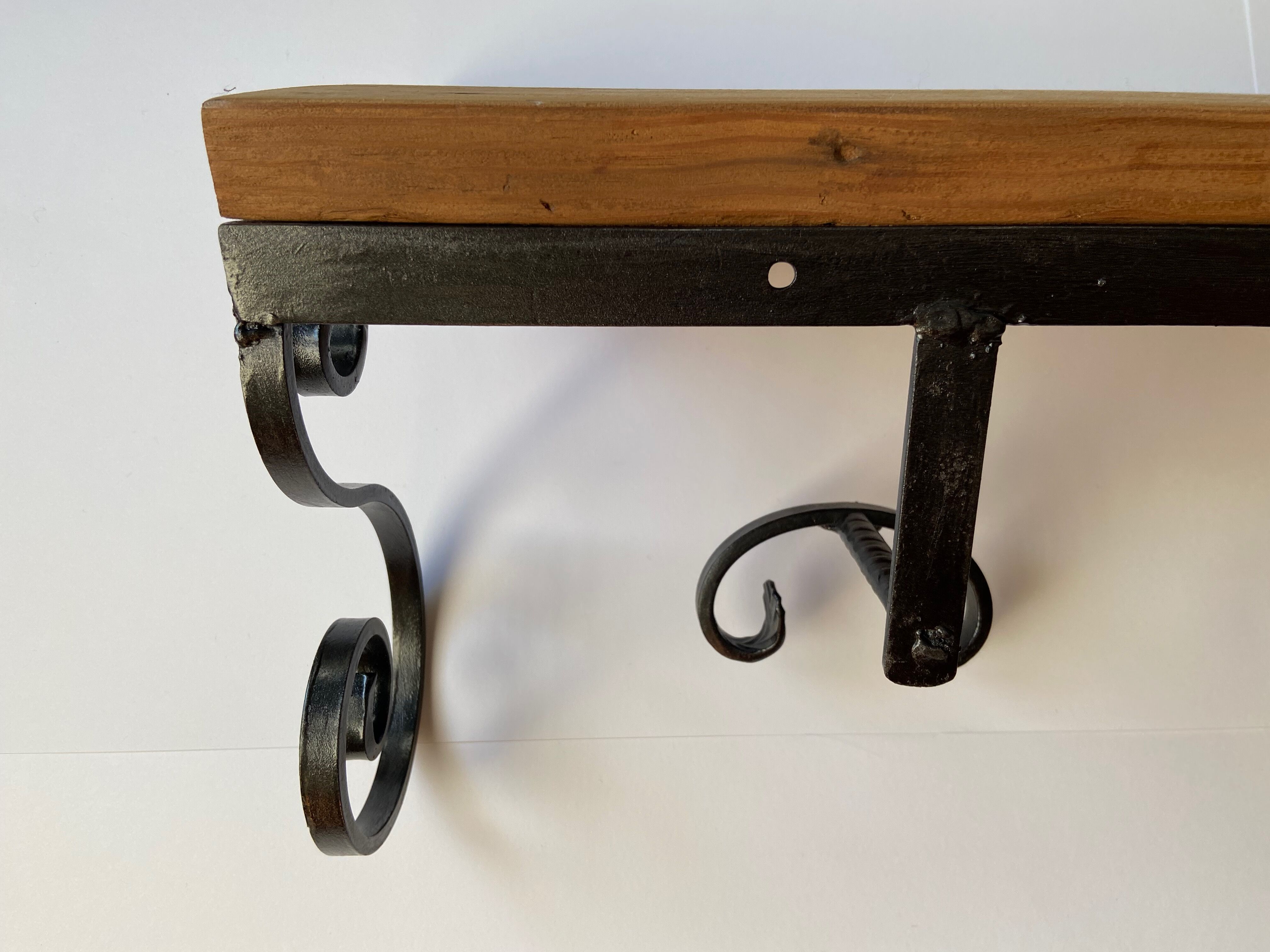 Vintage wall coat rack