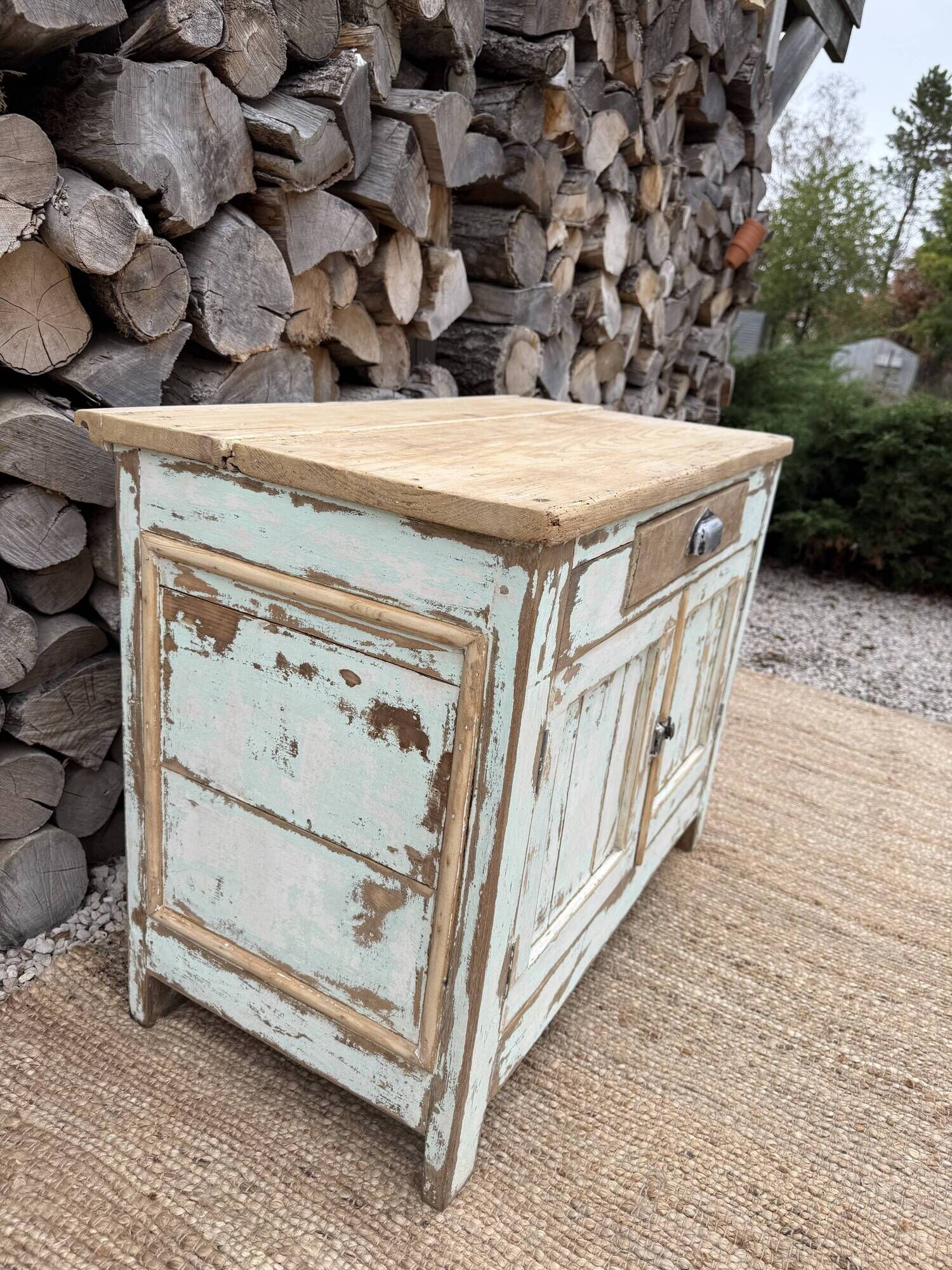 Meuble rangement vintage/ Meuble métier
