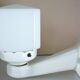 Antique wall light, porcelain and opaline glass, Art Deco period