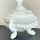 Vintage Opaline Glass Candy Box - France BOISSONS
