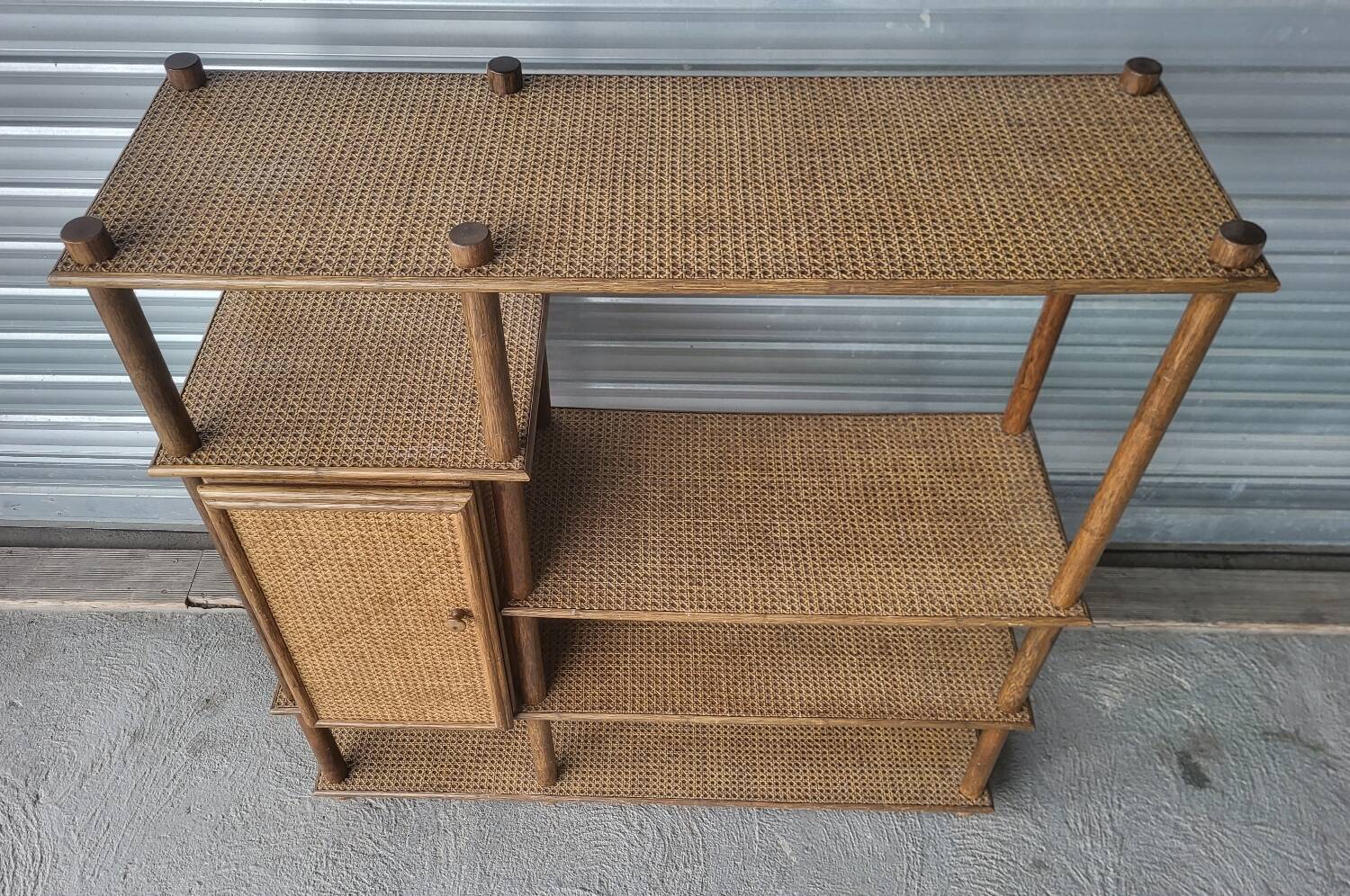 Vintage shelving storage unit library
