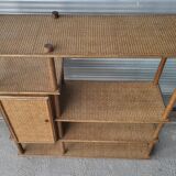 Vintage shelving storage unit library