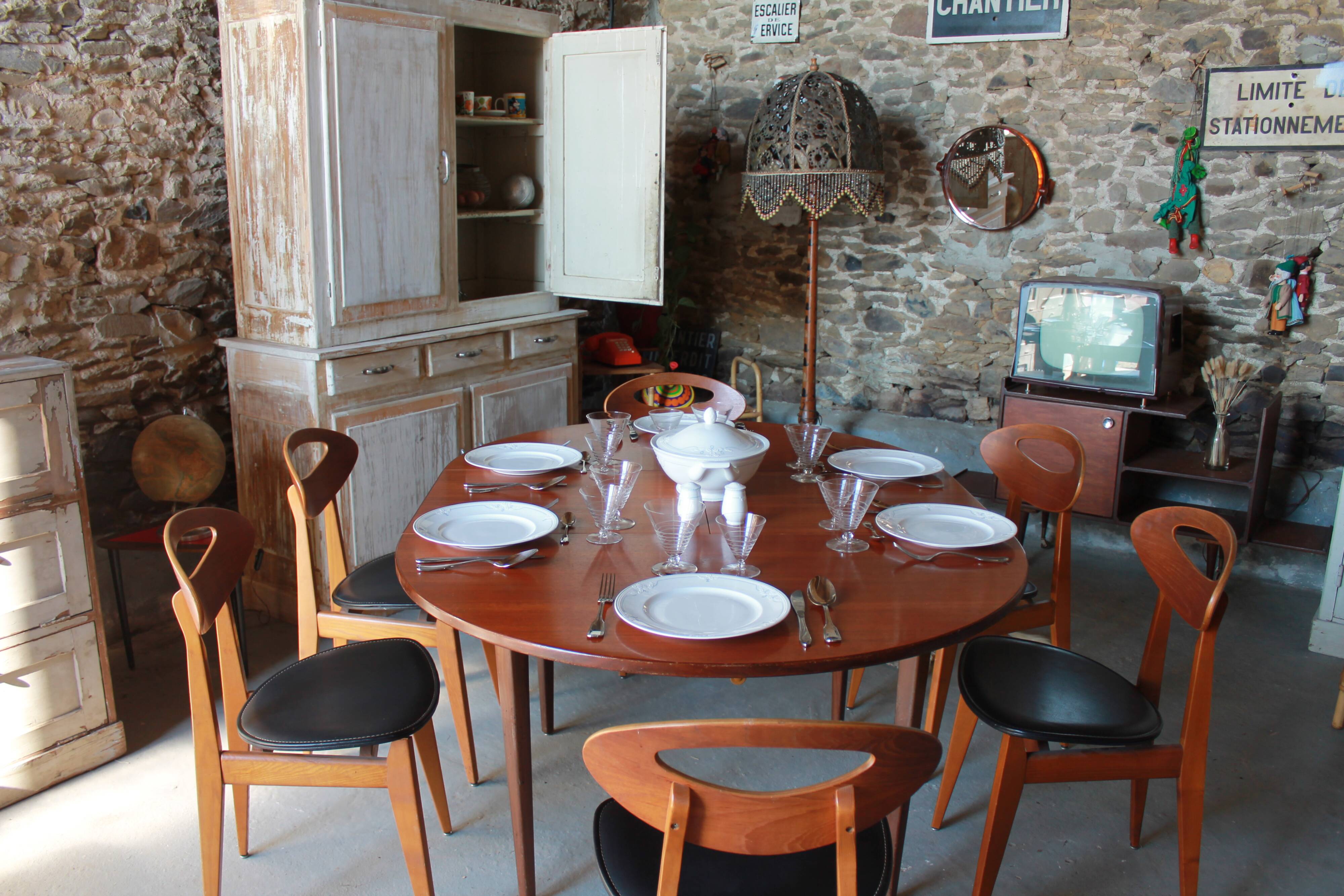 Roundtable - wood - circa 1960's