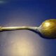 6 silver mocha spoons, 2 punches