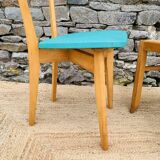 Set of 4 mismatched chairs