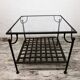 Wrought-iron coffee table