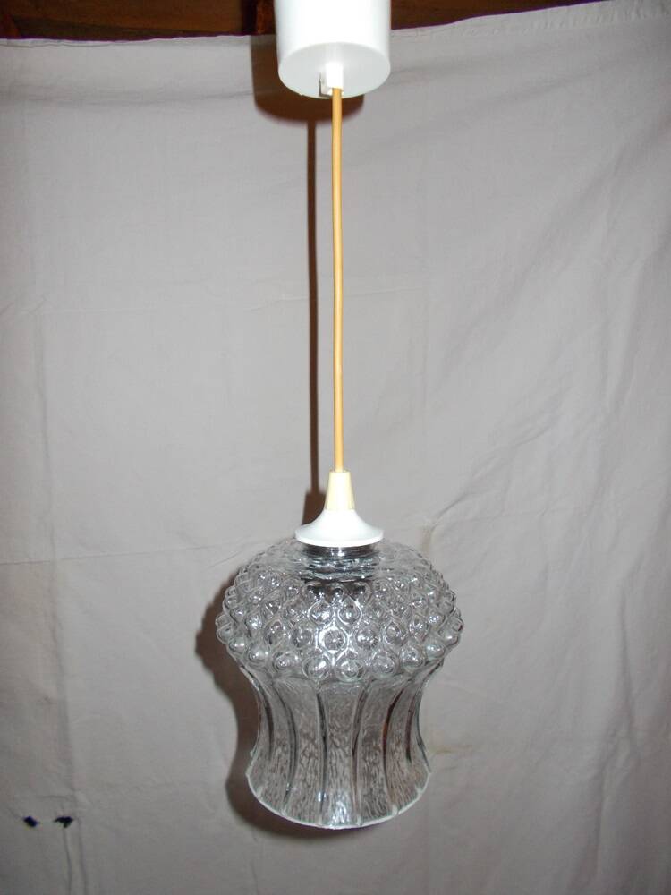 Vintage glass pendant light