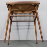 1960s Side Table in Oak Finish , Czechoslovakia