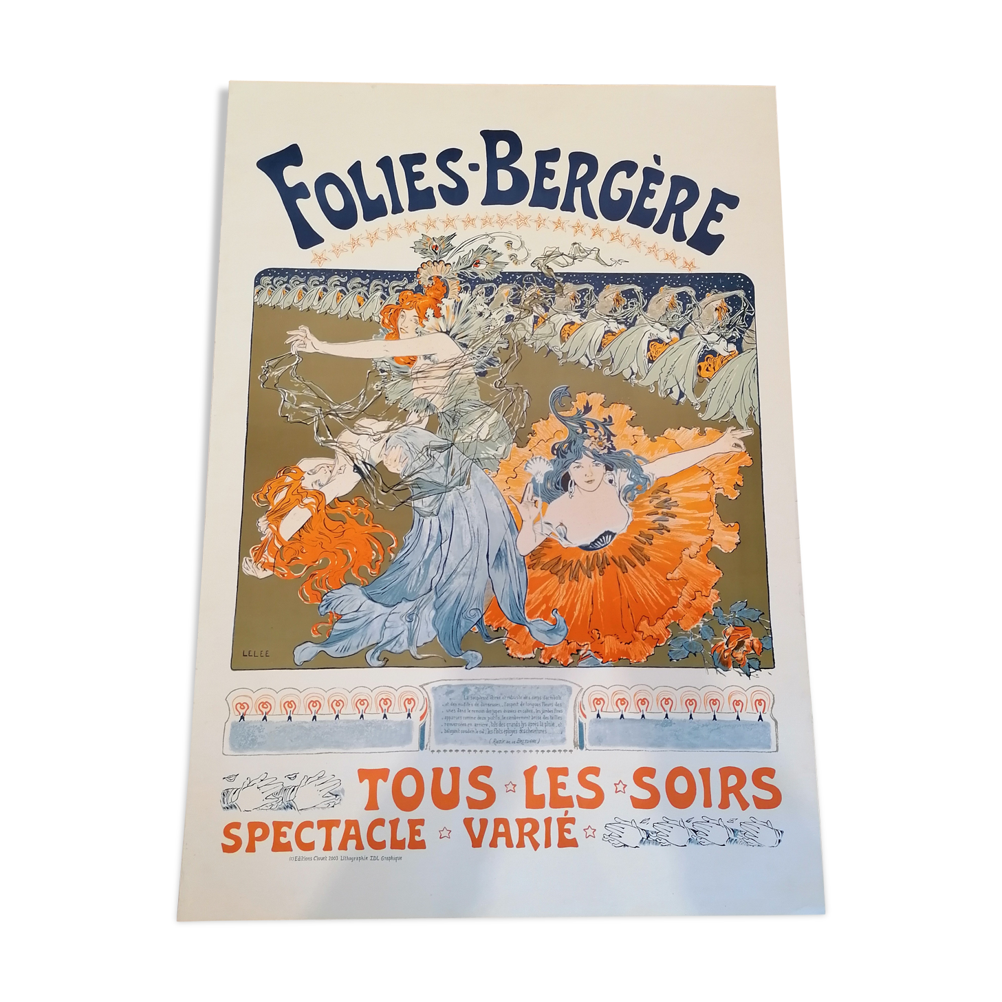 Affiche folies bergère