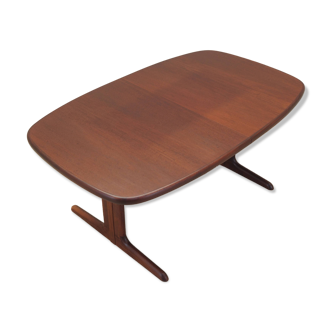 Mahogany table, Danish design, 1990s, manufacturer: Skovby