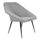 Fauteuil Eva, restauré, années 1960, gris