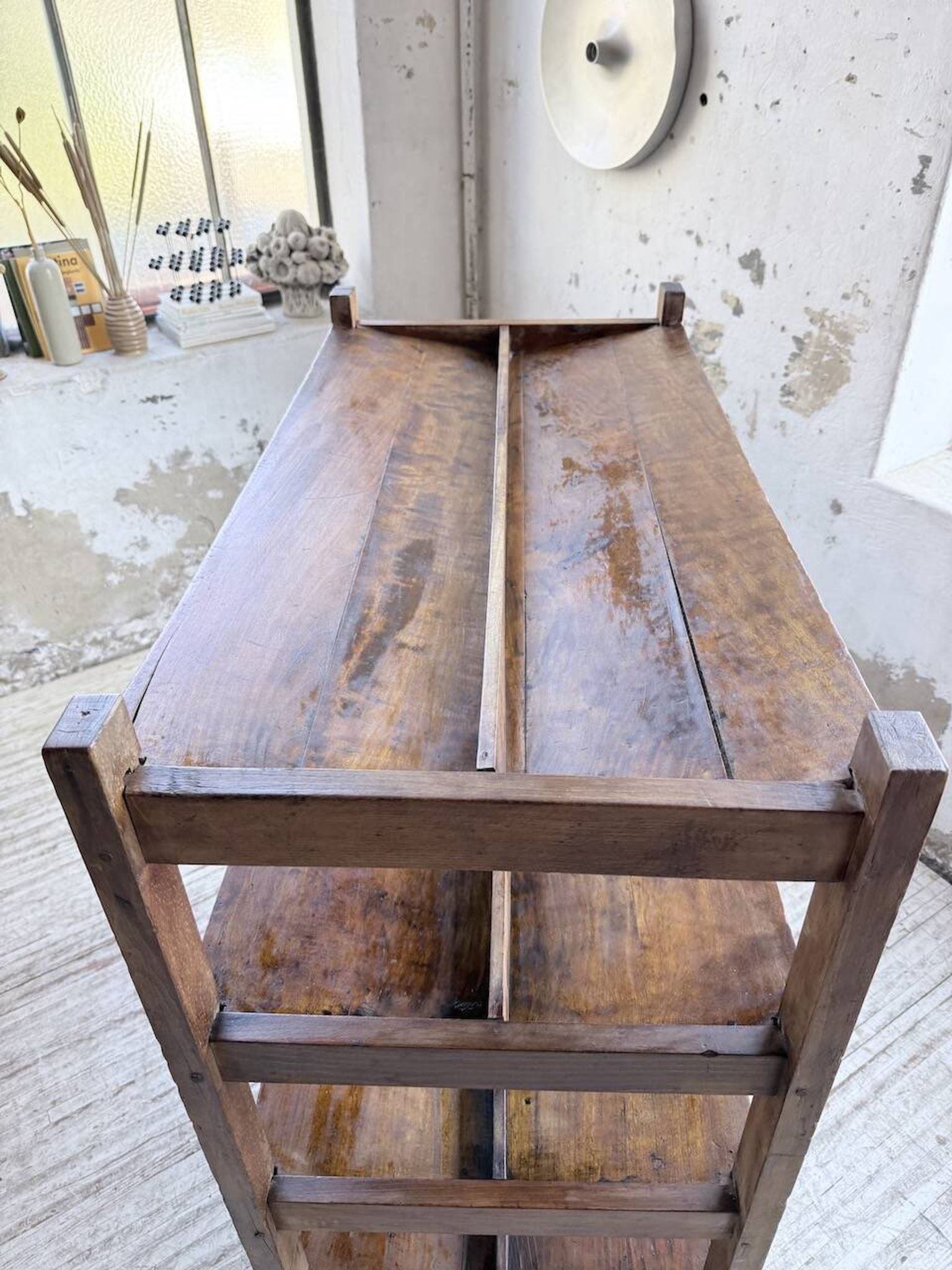Old bakery shelf from the 1950s.