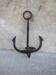 Candle holder wrought iron marine anchor