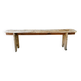 Handcrafted bench