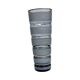 Smoked glass vase with gold stripe decoration, 1960s/1970s.