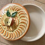 Cake Mold / Presentation Dish Apple Pie - Ceramic