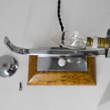 Bauhaus tubular table lamp, 1930s, restored