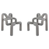 Pair of Gray Ekstren Armchairs - Comfort and Style
