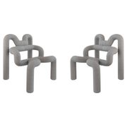 Pair of Gray Ekstren Armchairs - Comfort and Style