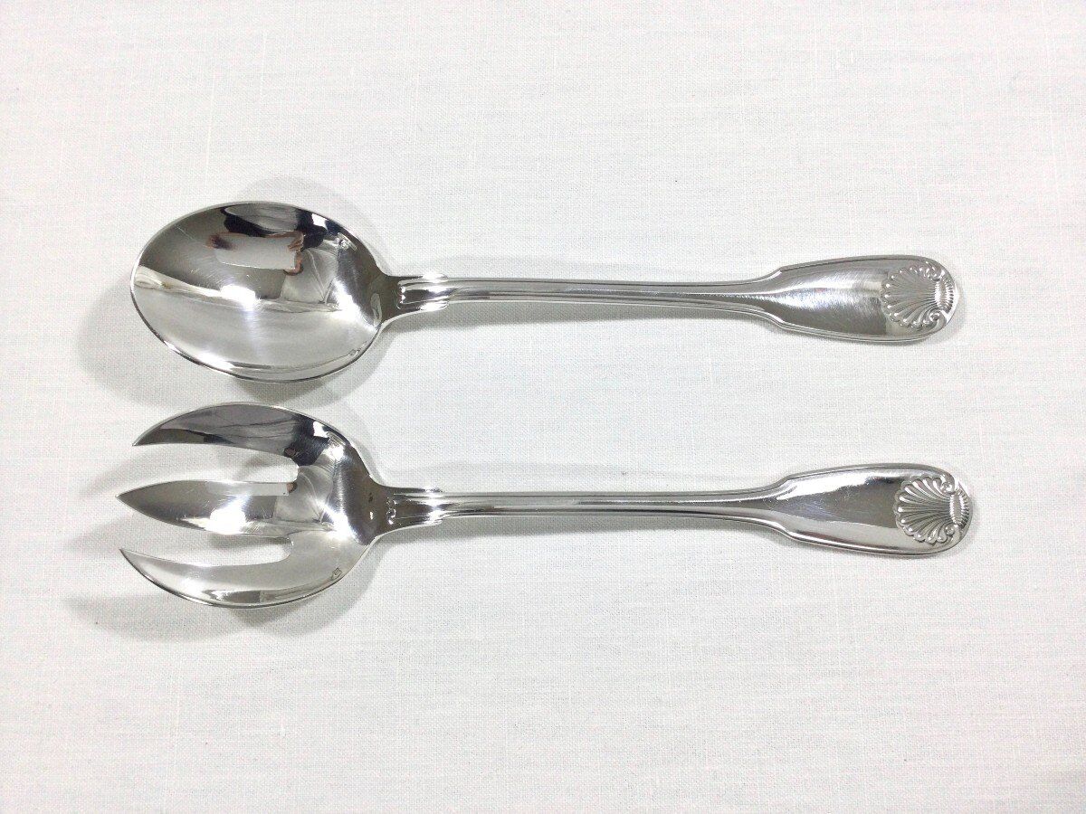 Christofle - cutlery with salad model vendôme