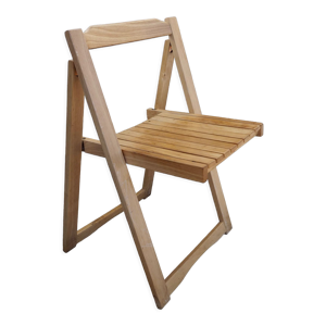 Chaise pliante en bois