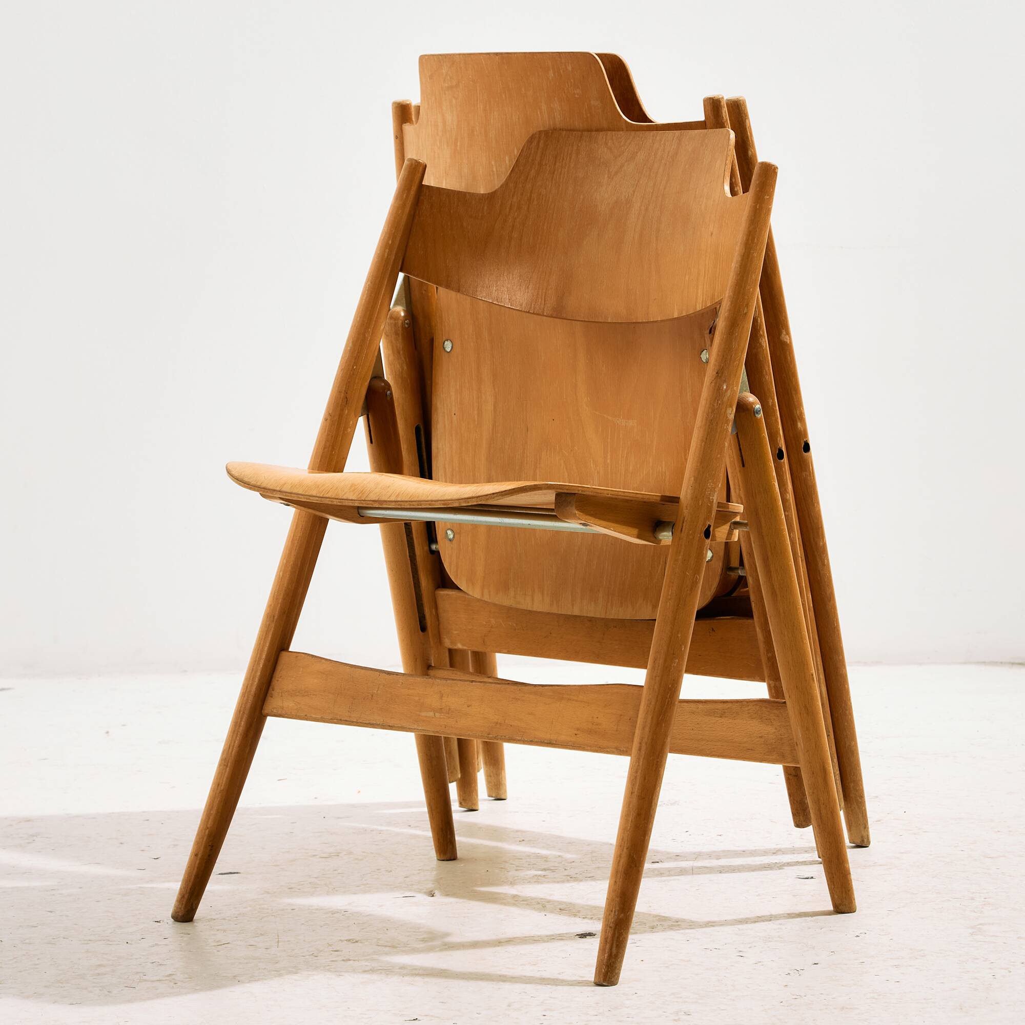 MK10848 SE 18 folding chair by Egon Eiermann for Wilde + Spieth