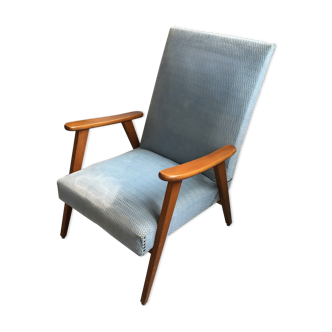 Fauteuil style boomerang années 60