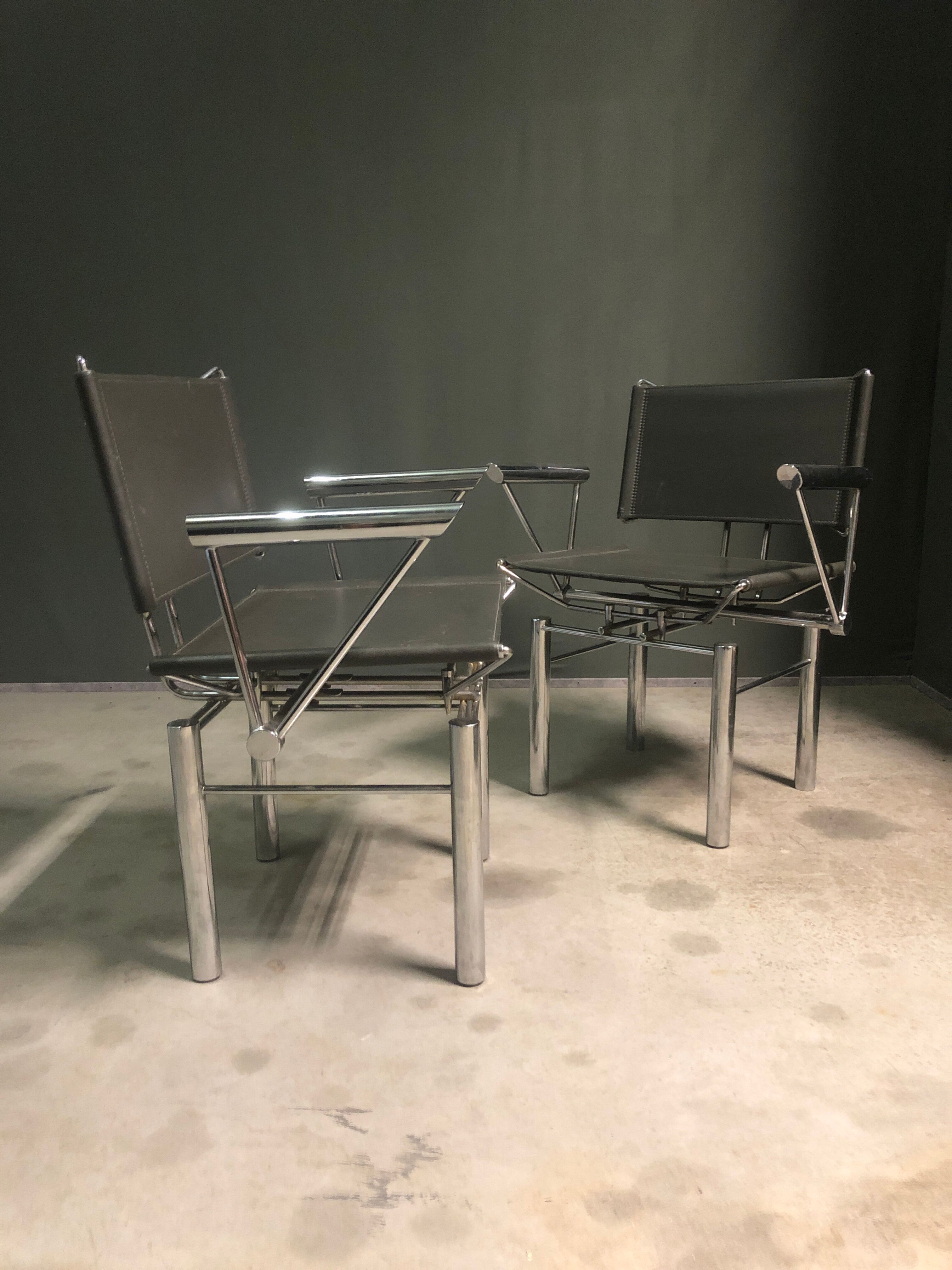 Set of 2 Series 8600 Chairs by Hans Ulrich Bitsch for Kusch+Co, 1980s,