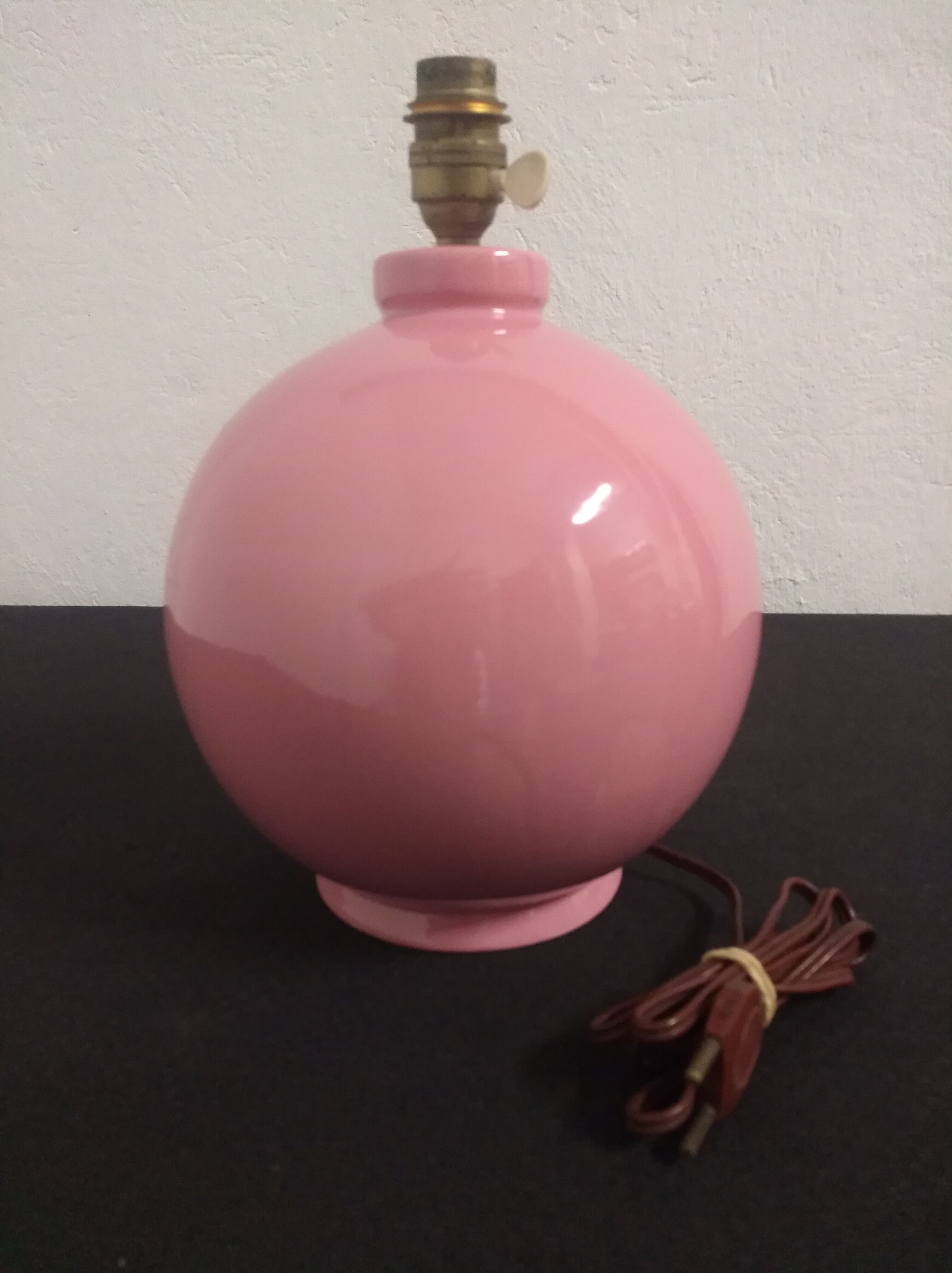 Ceramic ball lamp foot