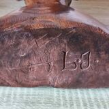Ancien buste en bois africain