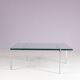 Table basse des années 1970 Poul Kjaerholm Modèle : PK61 (non signée)