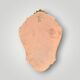 Vintage wall mirror with golden resin shell
